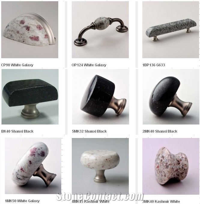 Black Galaxy Granite Knob and Pull and Handle,Furniture Handle