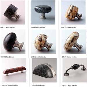 Black Galaxy Granite Knob and Pull and Handle,Furniture Handle