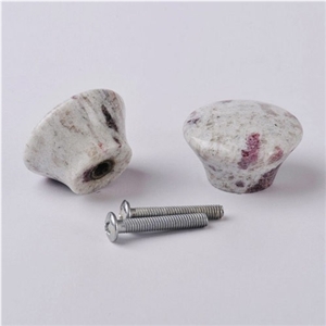Cabinet Knobs Pulls,White Galaxy Granite Furniture Handle