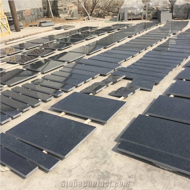 G332 New Dark Grey Granite Tiles Beidaqing Black