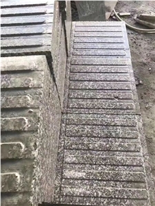 Blind Lanes Walk Stone Grey Granite Blind Paver, as De Paus Grey Granite Pavers