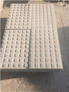 Blind Lanes Walk Stone Grey Granite Blind Paver, as De Paus Grey Granite Pavers
