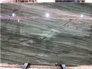 Bookmatch Botanic Bordeaux Quartzite Slabs