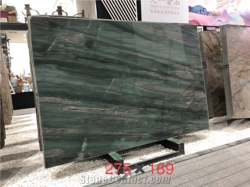 Bookmatch Botanic Bordeaux Quartzite Slabs