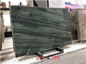 Bookmatch Botanic Bordeaux Quartzite Slabs