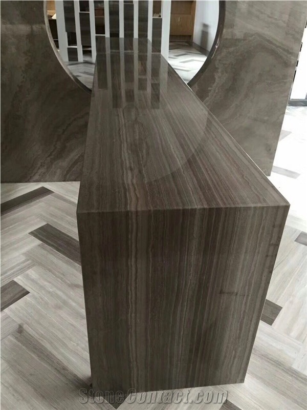 Coffee Wood Marble Table Top Working Desk