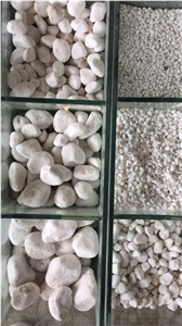 Crushed Gravel Superwhite Quartz White Pebble