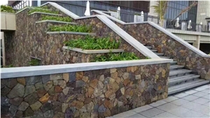 Culture Stone Wall Cladding Gold Slate Stone Panel, Mourisca Ouro Yellow Slate Slate Tiles & Slabs