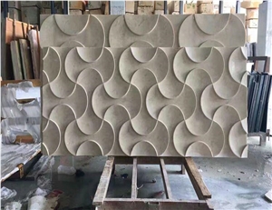 Custom Carving Art Works 3d Moca Crema Limestone