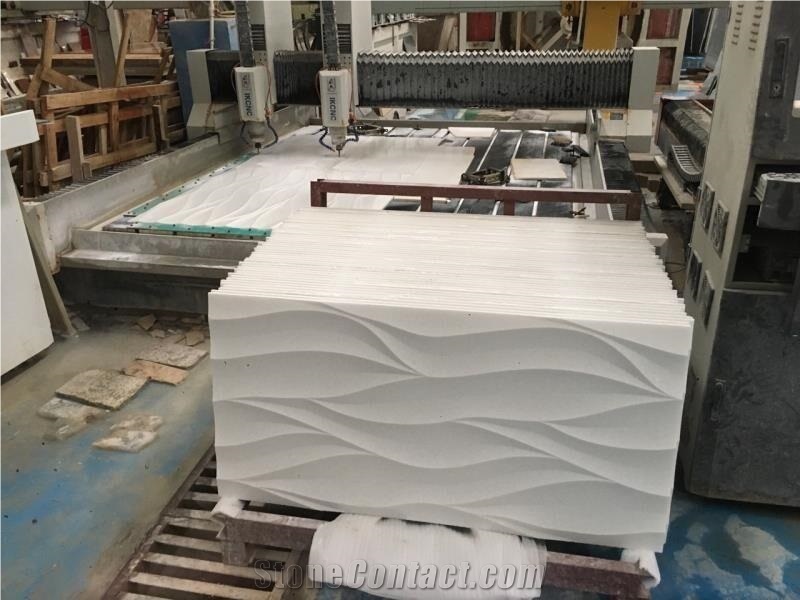 Custom Carving Art Works 3d Moca Crema Limestone