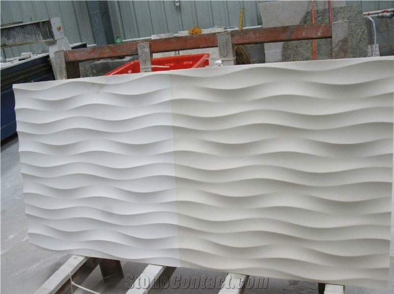 Custom Carving Art Works 3d Moca Crema Limestone