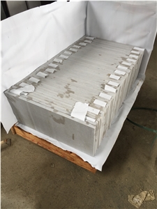 Custom Marble Steps Shay Gray Stairs Interior