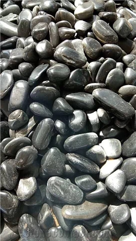 Mixed Color Polished River Pebble Stone Washed