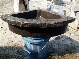 Shangdong Blue Limestone Sink Wash Basin New Desig