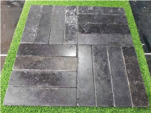 Tumbled Andesite Tile Flooring Frence Pattern Ston