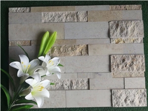 White Wood Split Panel 3d Wall Decor Corner