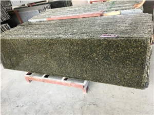Green Granite Ubatuba Indoor Walling Tiles Kitchen