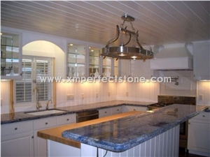 Azul Macaubas Blue Granite for Countertop