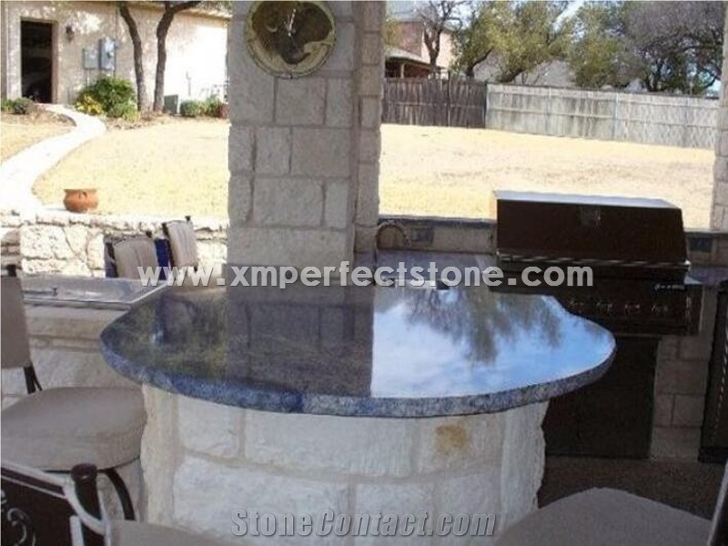 Azul Macaubas Blue Granite for Countertop