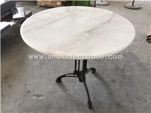 Dinner Table, Emperador Light Brown Marble