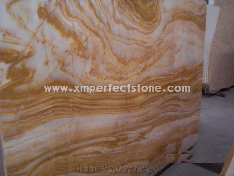 Lucky Egg Marble Slabs Yellow Stone/Beige Marble