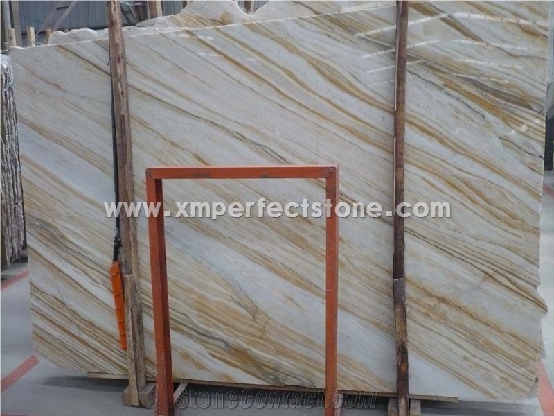 Lucky Egg Marble Slabs Yellow Stone/Beige Marble