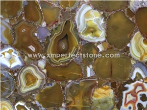Yellow Color Nice Semiprecious Stone Tiles