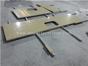Yellow Venus Faux Quartz Stone Countertop