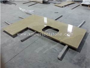 Yellow Venus Faux Quartz Stone Countertop