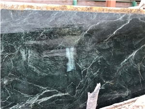 Rainforest Green Beauty Emerald Marble Building Slabs & Tiles, India Green Marble
