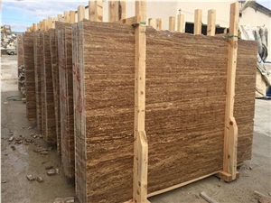 Noche Travertine Tiles&Slabs,Walnut Travertine
