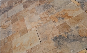 Tuscany Bronze Blend Travertine Tile 3cm Tumbled Tuscany Bronze Blend Travertine Tile 3cm Tumbled