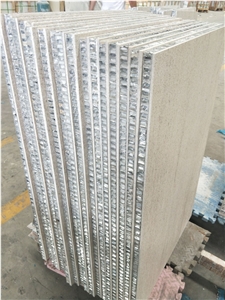 Limestone Composite with Al-Honeycomb for Cladding