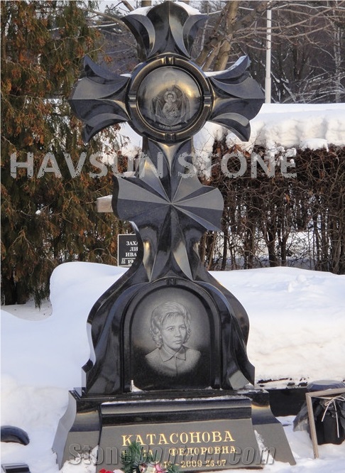 Cross Photo,Portrait Etchingtombstone, Headstone