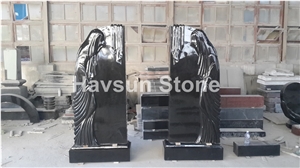 Double Monument/Headstone 2 Person Cross Tombstone