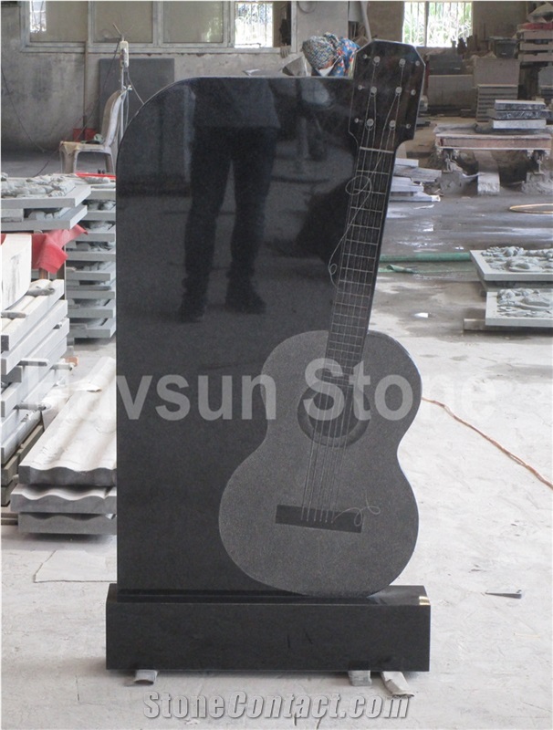 Guitar Memorial Monuments, Headstone,Tombstone