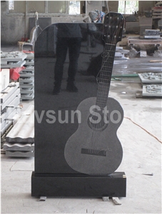 Guitar Memorial Monuments, Headstone,Tombstone