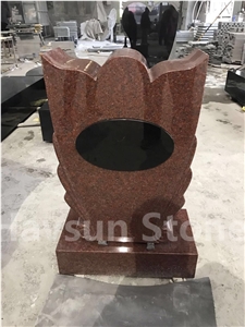 Red Jewish Style Mounument/Tombstone/Headstone
