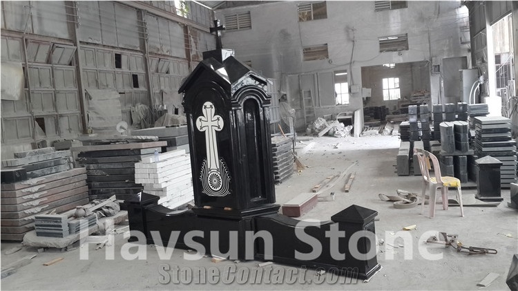 Russia Style Cross Family Monument/Tombstone