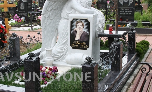 Weeping/Crying/Kneeling Angel Monument Tombstone