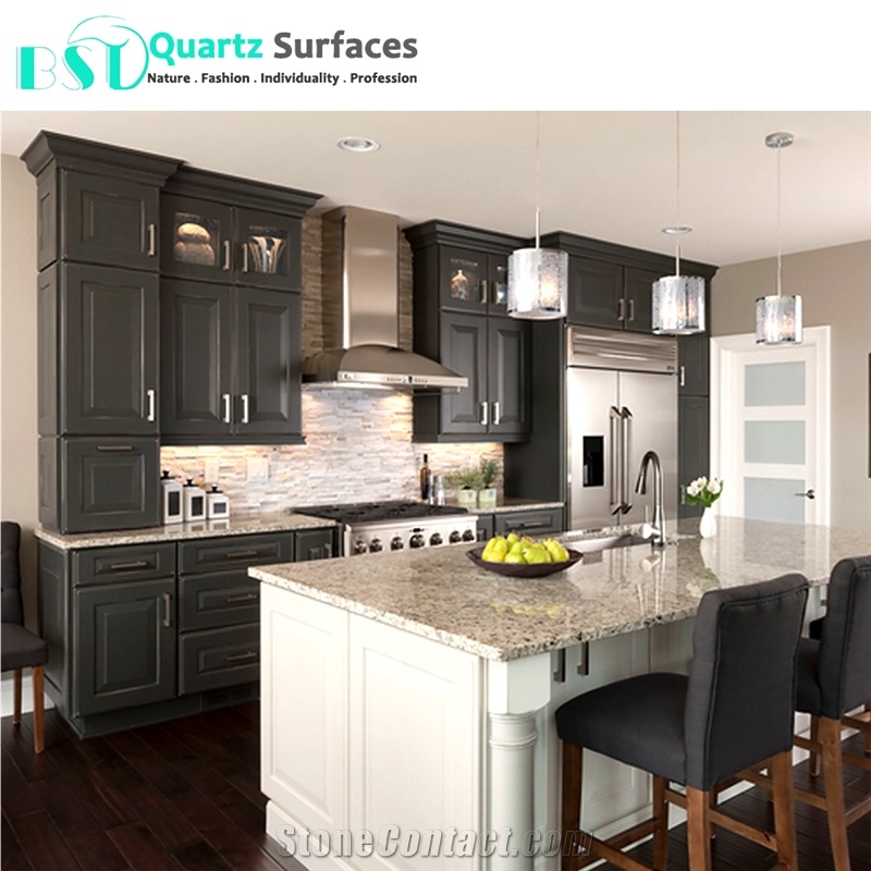 15mm Granite Imitation Multicolor Quartz Stone