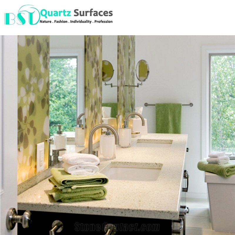 20mm Multicolor Artificial Quartz Stone Countertop