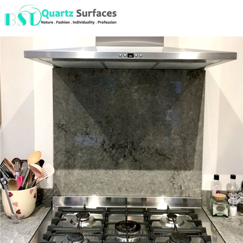 20mm Turb Grey Caesar Stone Artificial Quartz Slab