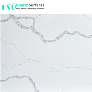 Calacatta Nuvo Quartz Stone Slab 2cm and 3cm