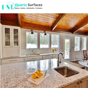 Kashmir White Composite Quartz Stone Slabs