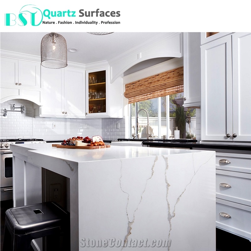 Mable Imitation Calacatta Gold Quartz Stone