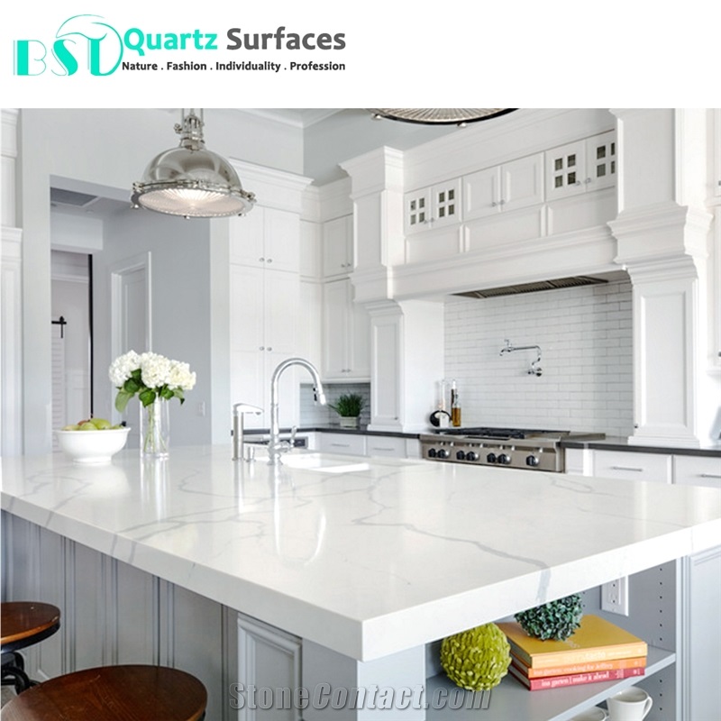 Mable Imitation Calacatta Gold Quartz Stone