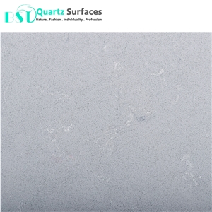 Marble Looking Grey Quartz Stone with White Veins