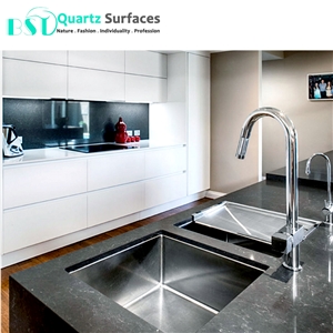 New Product Carrera Black Artificial Quartz Stone 55.7 Usd/M2