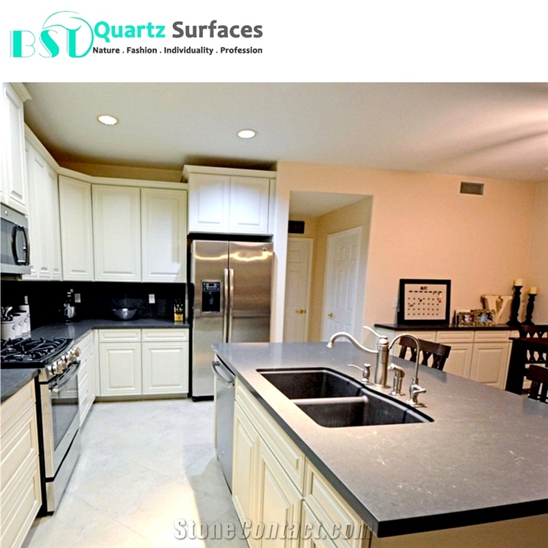 New Product Carrera Black Artificial Quartz Stone 55.7 Usd/M2